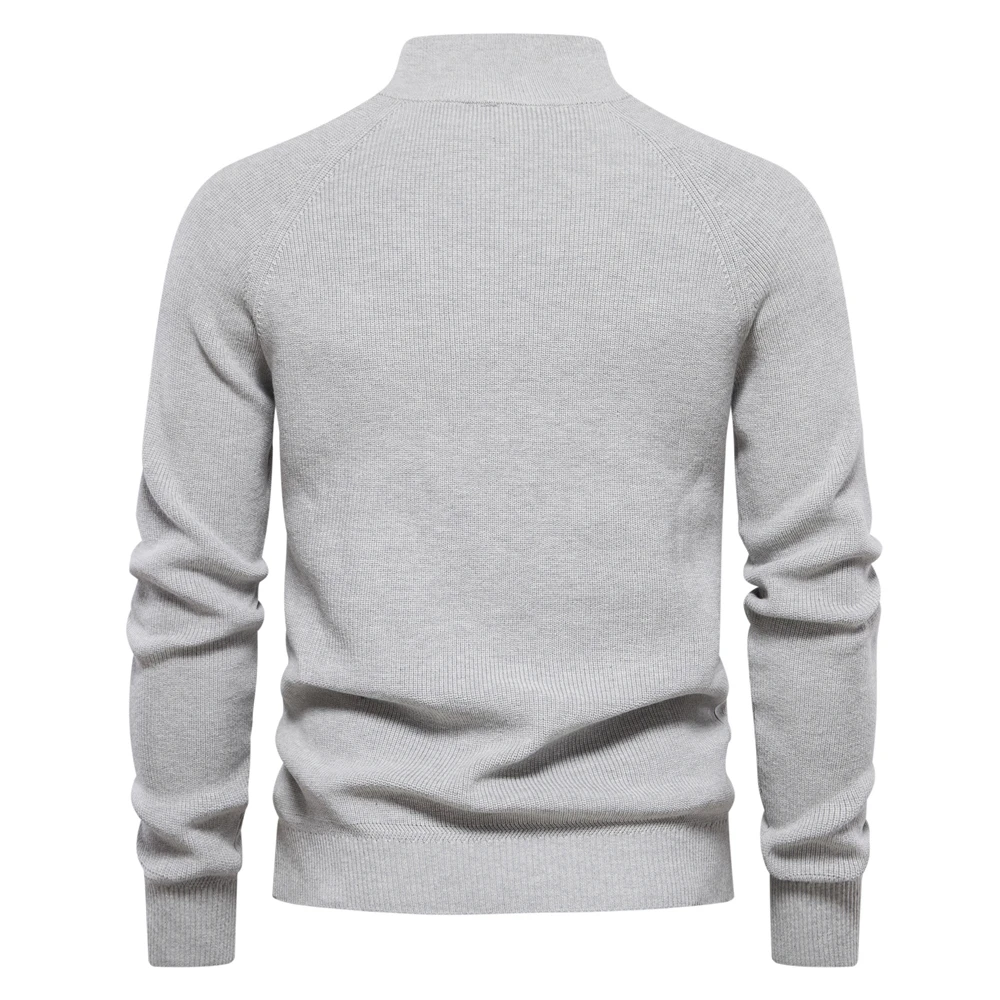 Half zip men's  sweater for a casual and stylish look