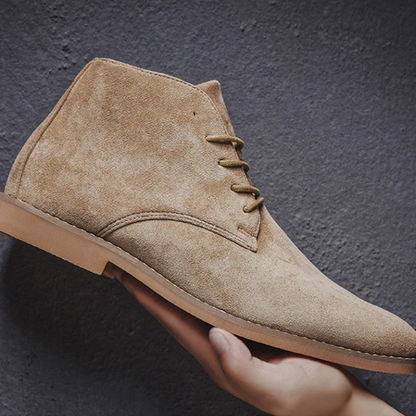 Casual suede chukka boots for men, comfortable casual shoes