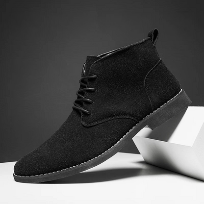 Elegant suede chukka boots for men, comfortable and timeless