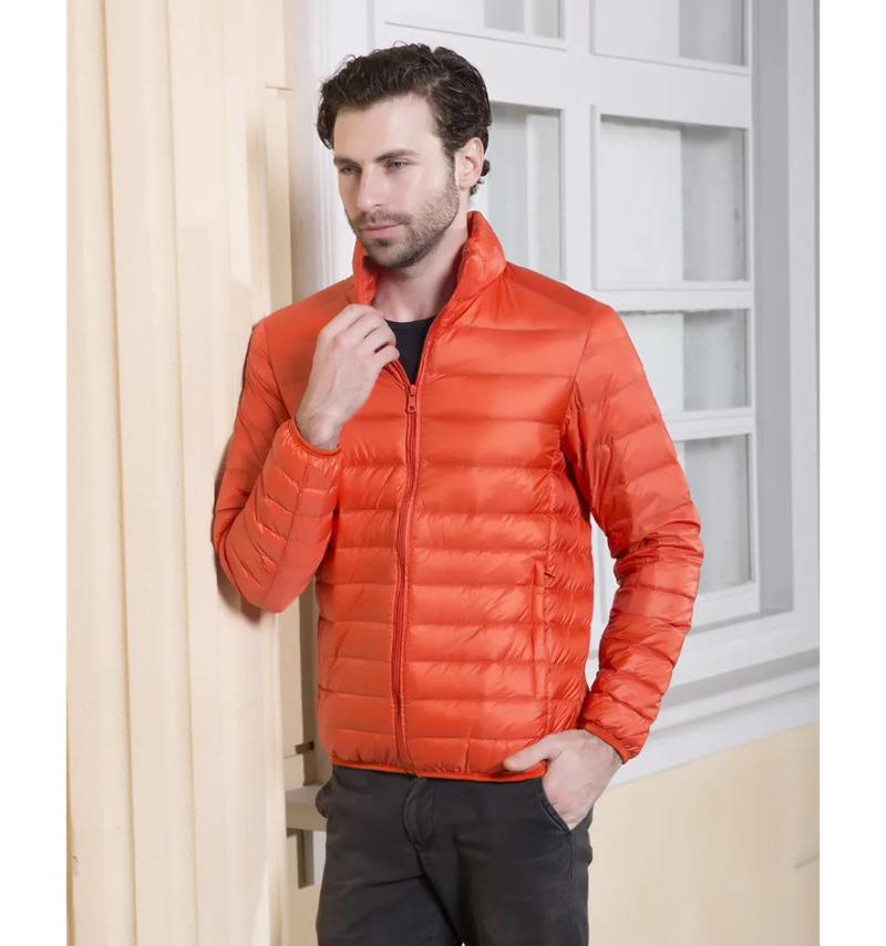 Men's quilted transition jacket - Lightweight, insulated, casual