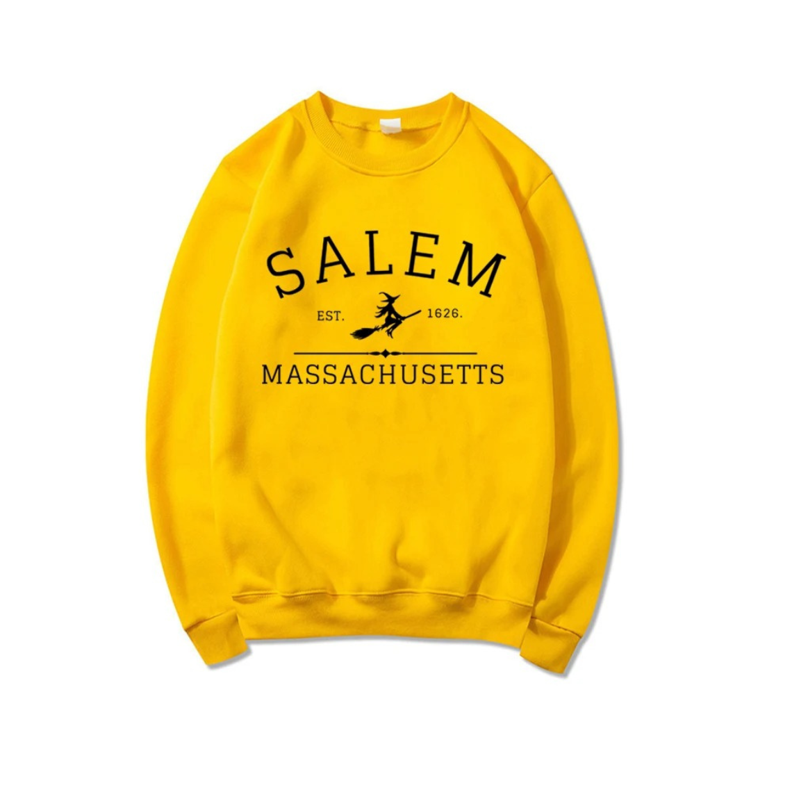 Casual Sweatshirt With Salem Massachusetts Design - Women's Sweater