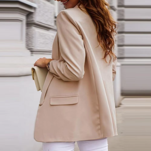 Chic Women's Long-Sleeved Blazer - Perfect For Any Occasion