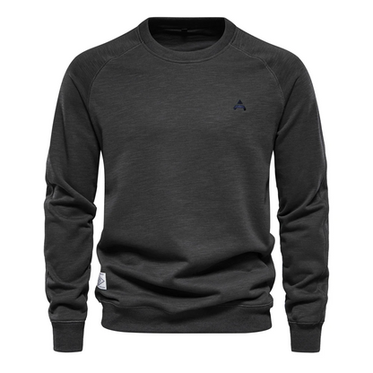 Men's sweater with raglan sleeves, round neck Casual jumper