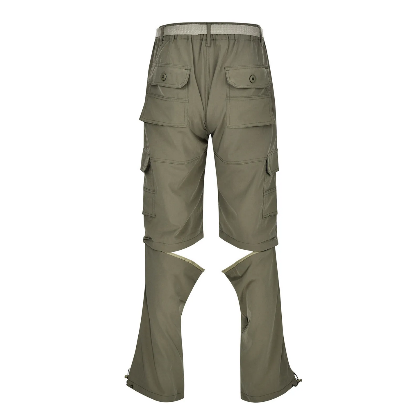 Cargo trousers men - Breathable outdoor trousers with pockets, adjustable leg cuffs