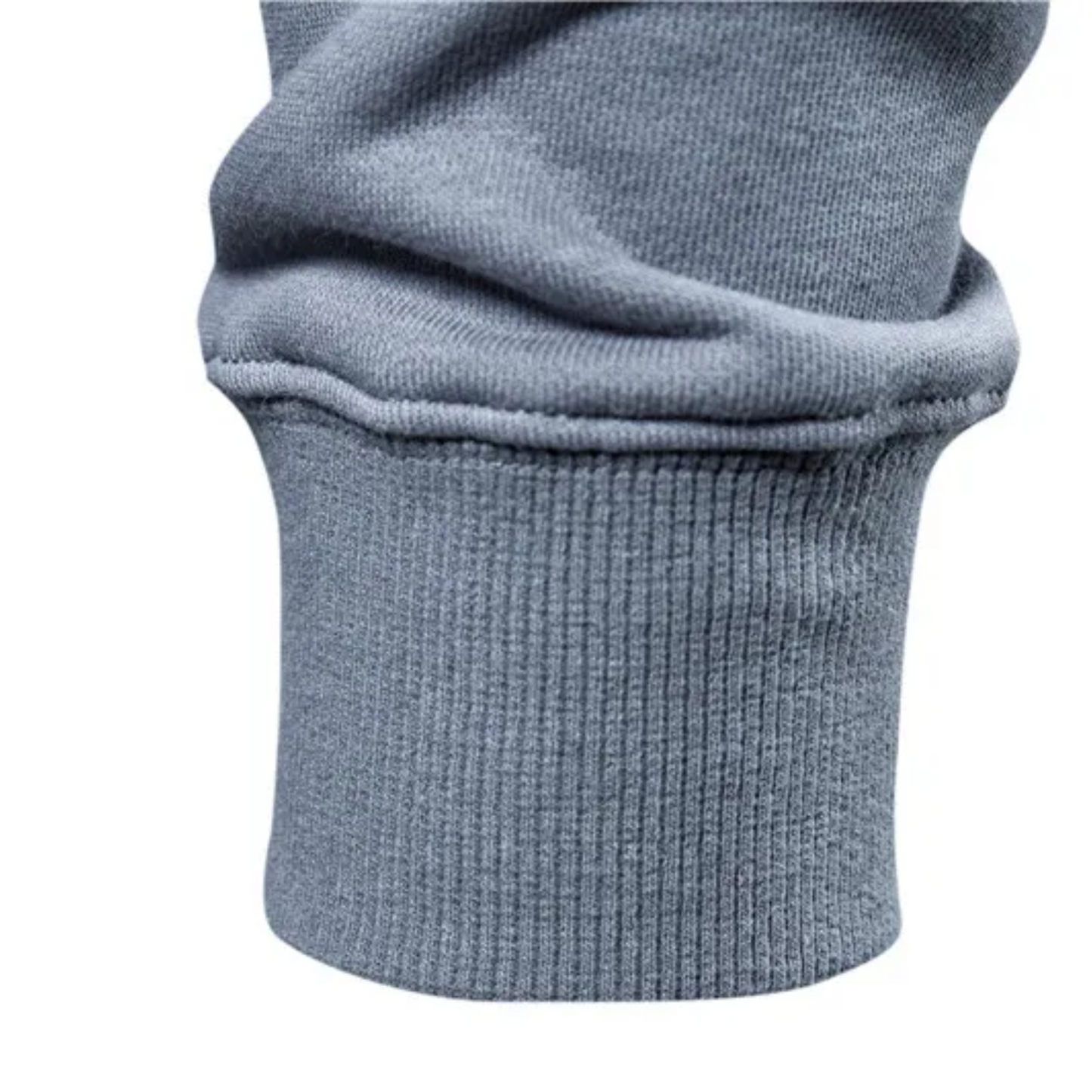 Men's  sweater with round neck, casual long sleeve cotton jumper