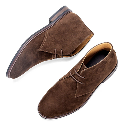 Timeless suede chukka boots for men, elegant and comfortable