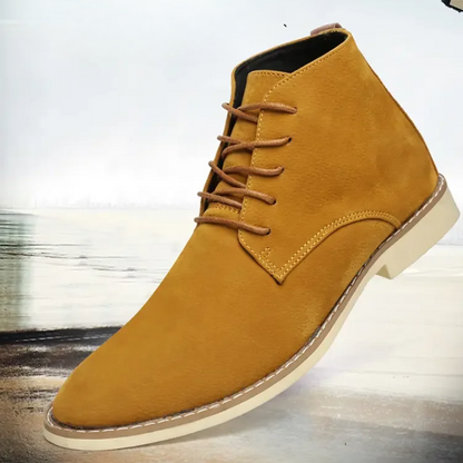 Elegant suede chukka boots for men, comfortable ankle boots