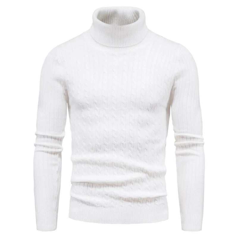 Elegant knitted jumper with high-quality material - Turtleneck jumper men