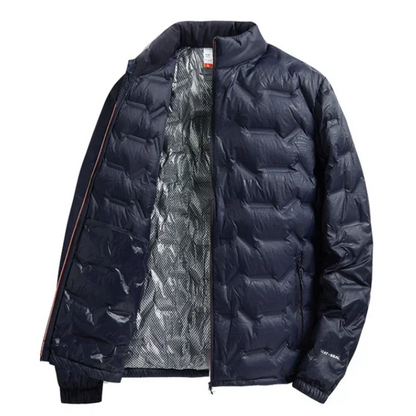 Men's quilted transition jacket - Lightweight, insulated, casual