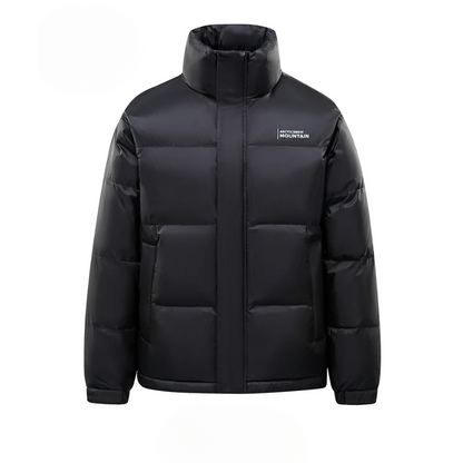 Men's puffer jacket with insulation and large pockets