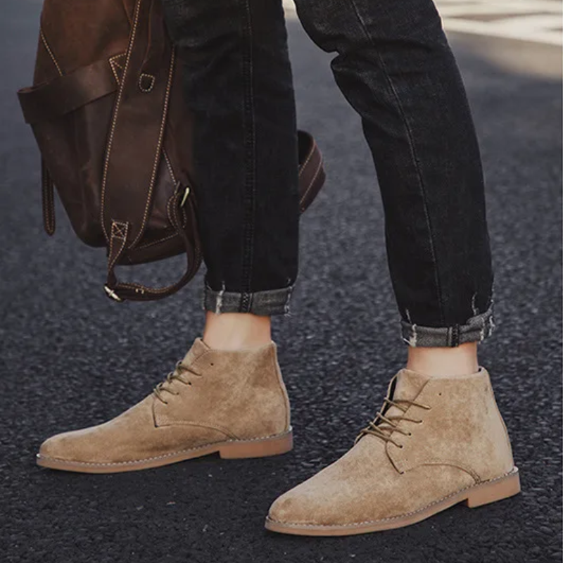 Suede chukka boots for men, Comfortable and stylish ankle boots