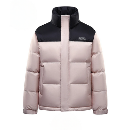 Men's puffer jacket with insulation and large pockets