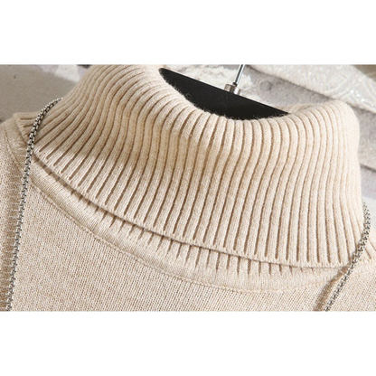 Men's turtleneck jumper - Soft turtleneck jumper for winter comfort