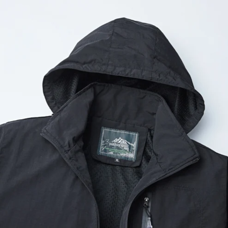 Men's mackintosh Waterproof Lightweight with hood and pockets