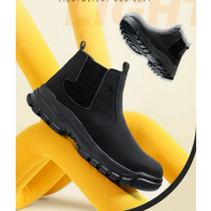 Men's boots with waterproof upper and padded sole