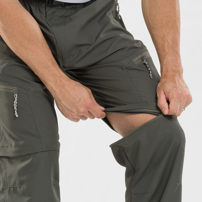 Cargo trousers for men Detachable outdoor trousers with zip pockets