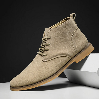 Elegant suede chukka boots for men, comfortable and timeless