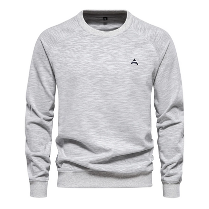 Men's sweater with raglan sleeves, round neck Casual jumper