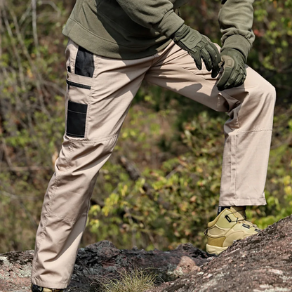 Cargo trousers for men - Robust work trousers with pockets, reinforced knees