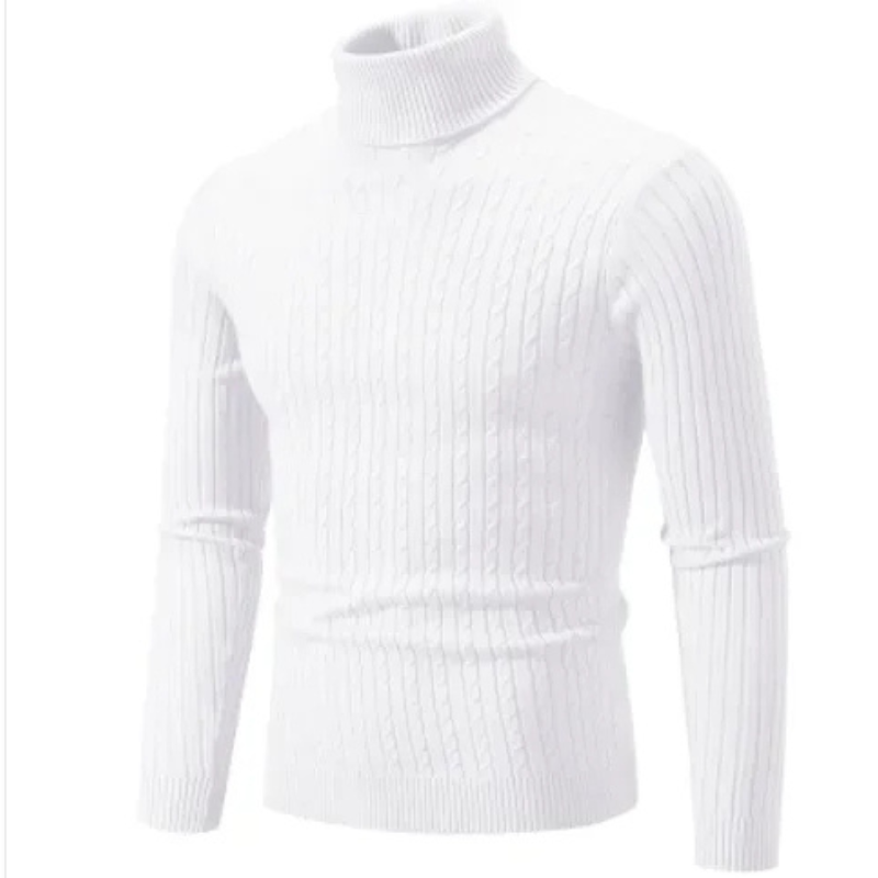 Turtleneck jumper men | Soft knit slim fit jumper