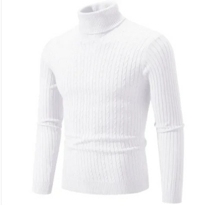 Turtleneck jumper men | Soft knit slim fit jumper