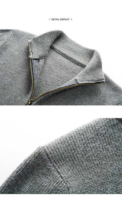 Cardigan - Slimfit Cardigan with Zipper