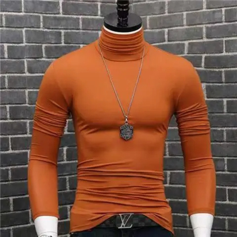 Elegant turtleneck jumper men - Fashionable turtleneck jumper