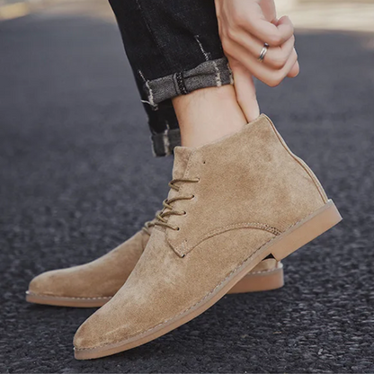 Suede chukka boots for men, Comfortable and stylish ankle boots