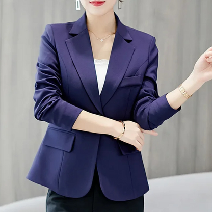 Stylish Women's Blazer With Ankle Button Closure