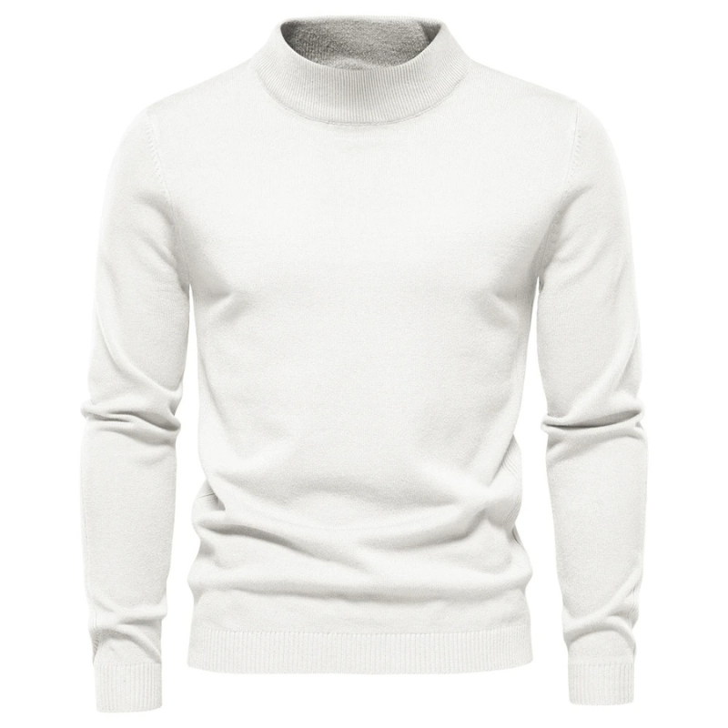 Turtleneck jumper men | Fashionable slim fit knitted jumper