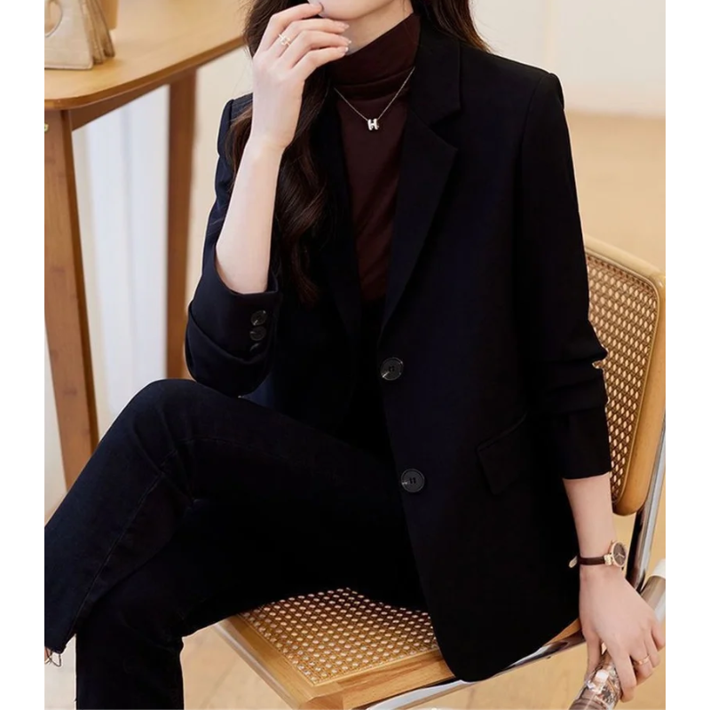 Elegant Ladies Blazer With Double Button Closure