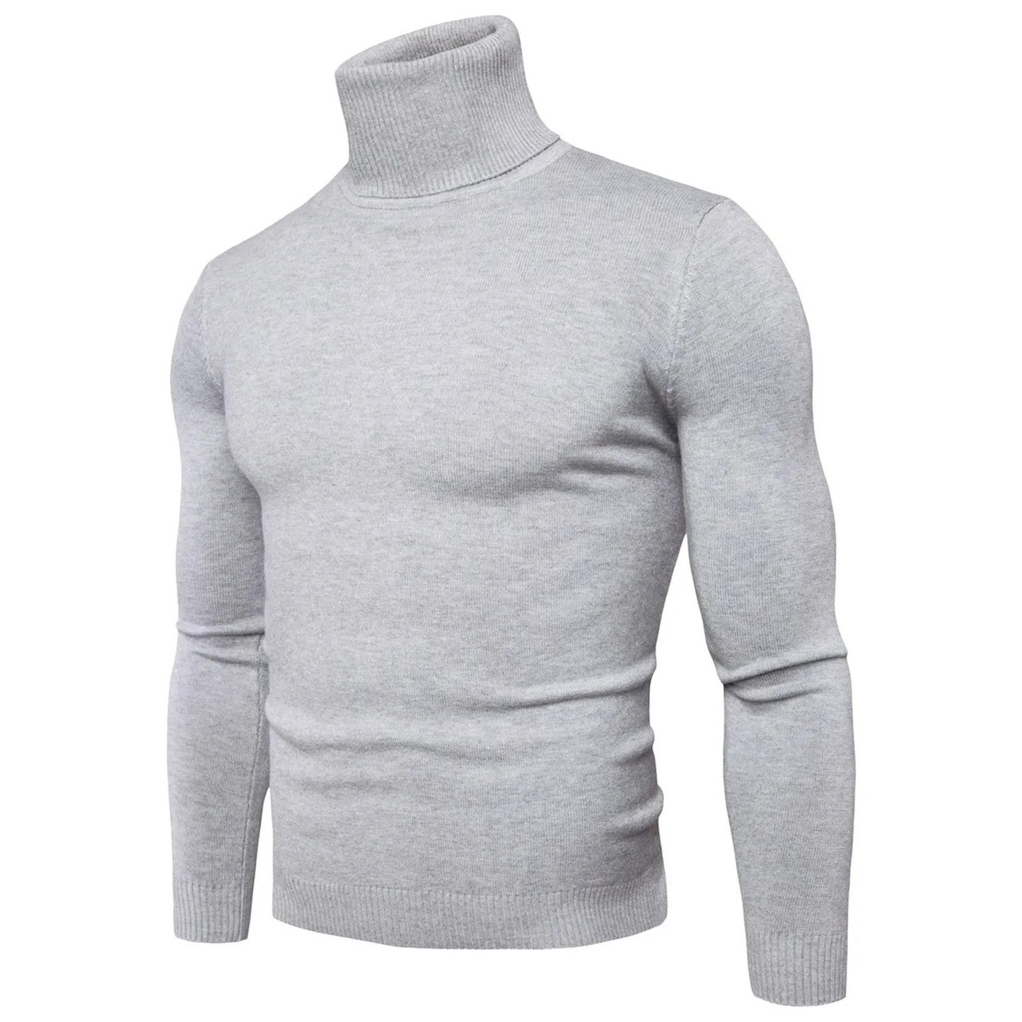 Turtleneck jumper men - Slim fit, Soft knit, Warm, Casual wear