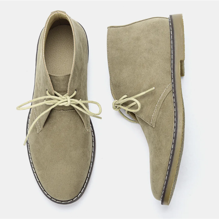 Stylish suede chukka boots for men, comfortable and elegant