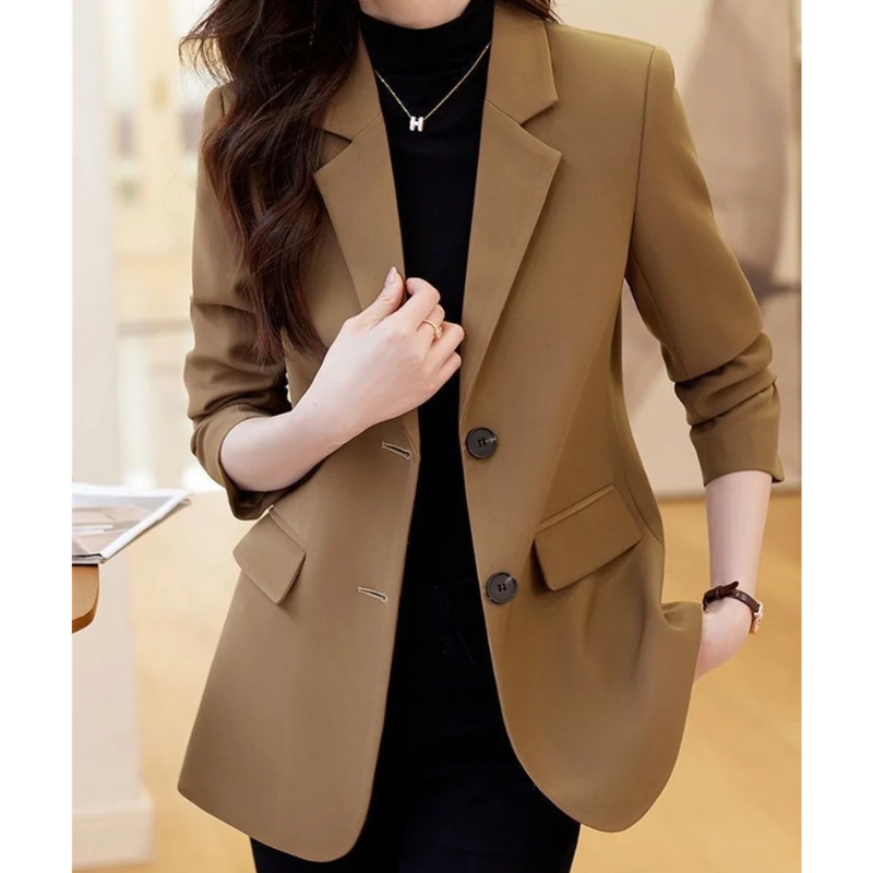 Elegant Ladies Blazer With Double Button Closure