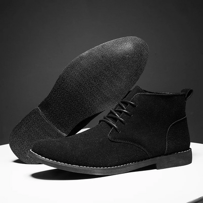 Elegant suede chukka boots for men, comfortable and timeless