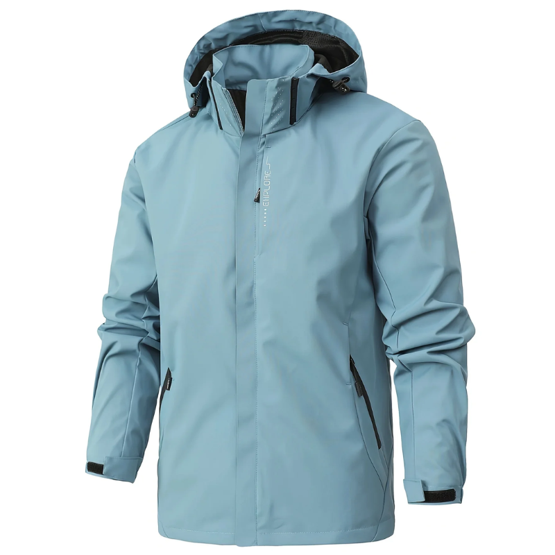 Men's mackintosh Breathable Waterproof with detachable hood