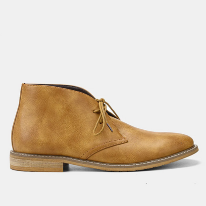 High quality leather chukka boots for men, timeless ankle boots