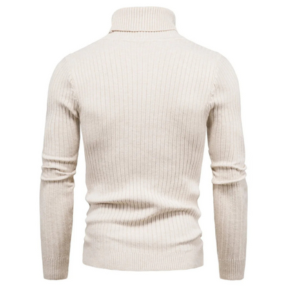 Elegant knitted jumper with high-quality material - Turtleneck jumper men