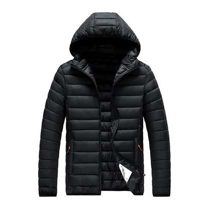 Men's quilted transition jacket - With hood, Lightweight, Warm