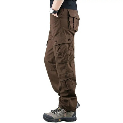 Cargo trousers for men - Military leisure trousers with pockets, robust quality