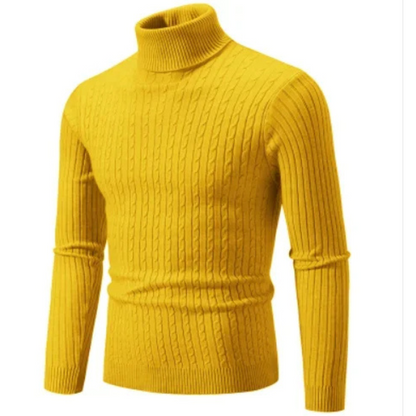 Turtleneck jumper men | Soft knit slim fit jumper