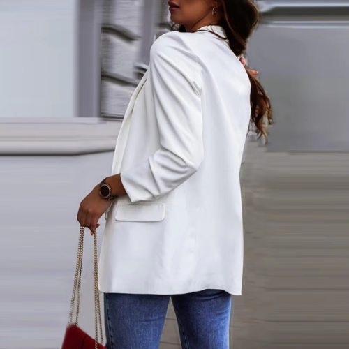 Chic Women's Long-Sleeved Blazer - Perfect For Any Occasion