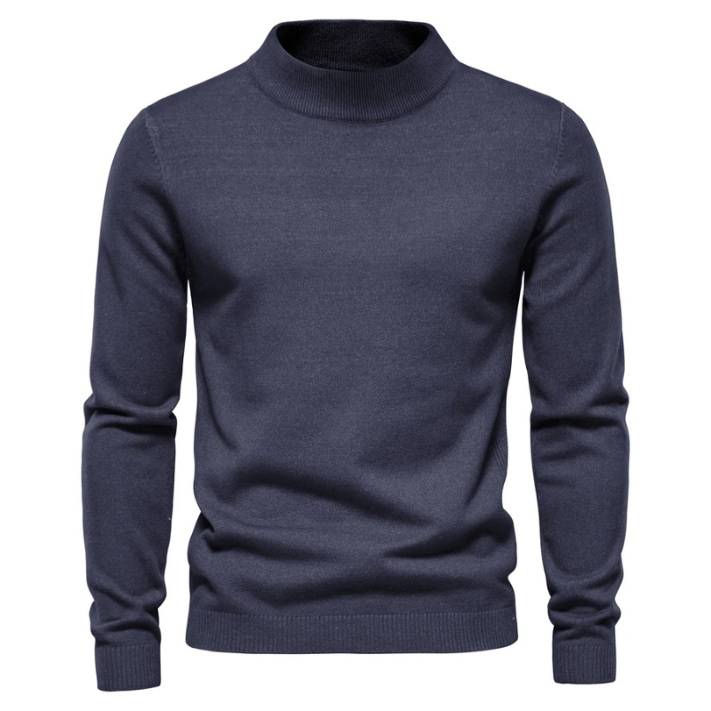 Turtleneck jumper men | Fashionable slim fit knitted jumper