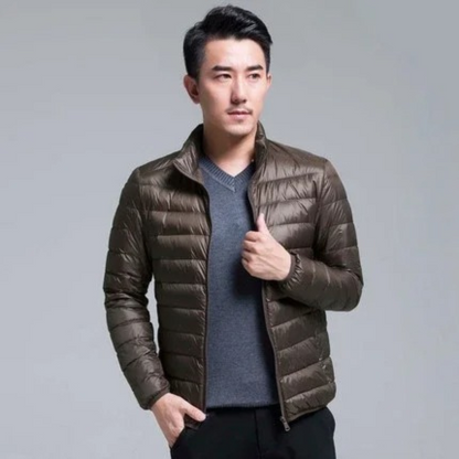 Lightweight quilted transitional jacket for men - Windproof, casual