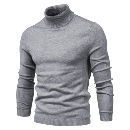 Turtleneck jumper men | Fashionable slim fit knitted jumper