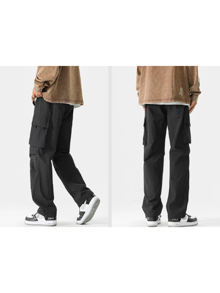 Cargo trousers for men - Wide leisure trousers with side pockets, comfortable fit