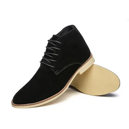 Stylish suede chukka boots for men, robust casual shoes