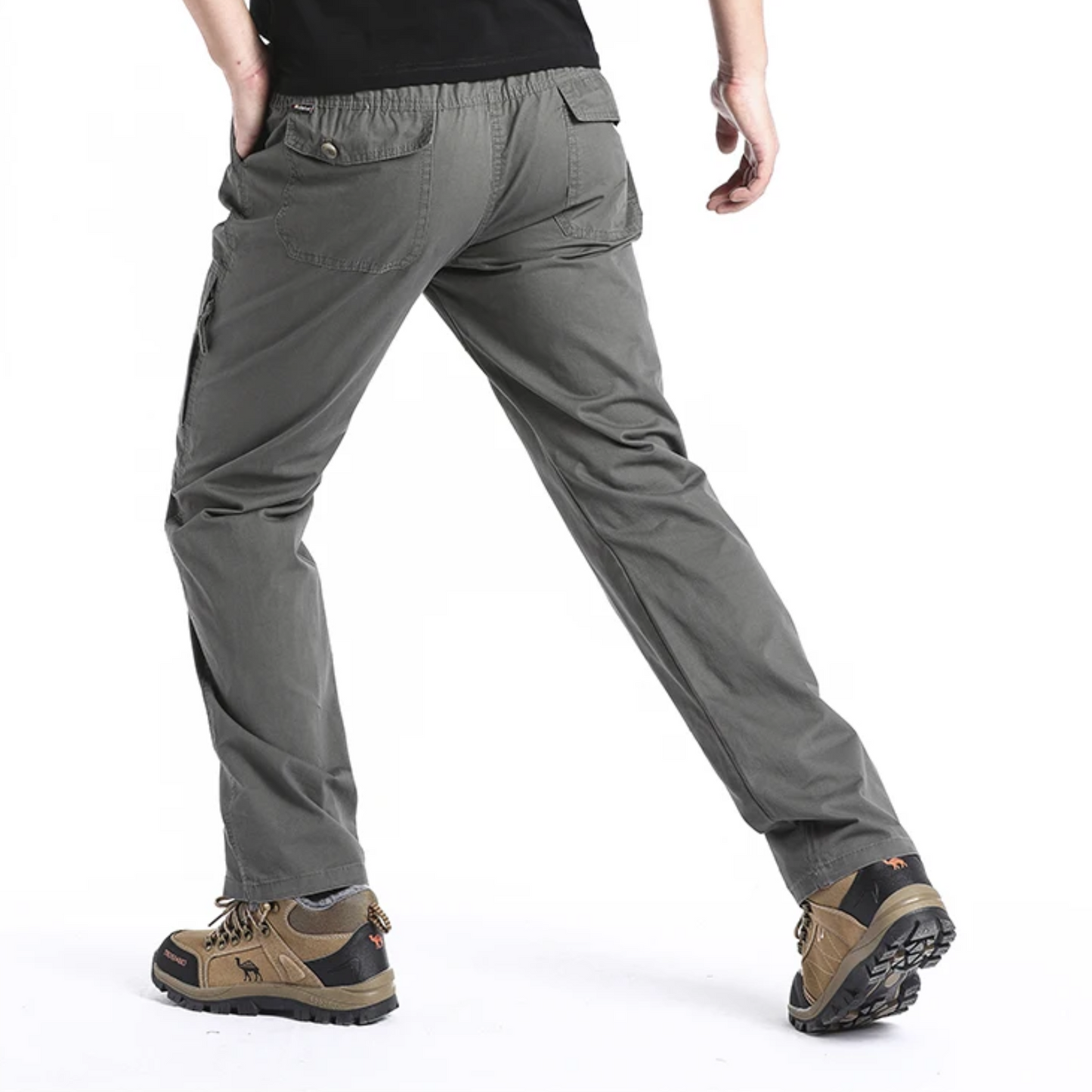 Cargo trousers men - Comfortable outdoor trousers with zip pockets, robust