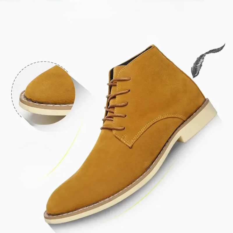 Elegant suede chukka boots for men, comfortable ankle boots