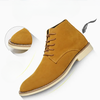 Elegant suede chukka boots for men, comfortable ankle boots